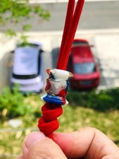 New Resin Knife Lanyard Bead Necklace Paracord Pendant Bracelet Making Bead EDC