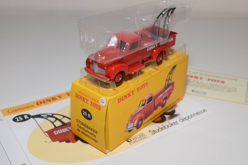TT 1:43 ATLAS DINKY TOYS 25R 25 R STUDEBAKER CARRO ATTREZZI ROSSO NUOVO CON S... - Foto 2 di 3
