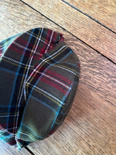 Shandon Ivy Flat Cap Mens Size 7 3/8 large Vintage Lined Wool Plaid Ireland - Picture 8 of 9
