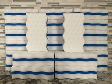 24 PACK BLUE WAVY Melamine Magic Sandwich Sponge Eraser Heavy Duty Extra Durable