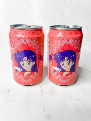 Ocean Bomb Sailor Moon Sailor Mars Soda Set of 2 NEW