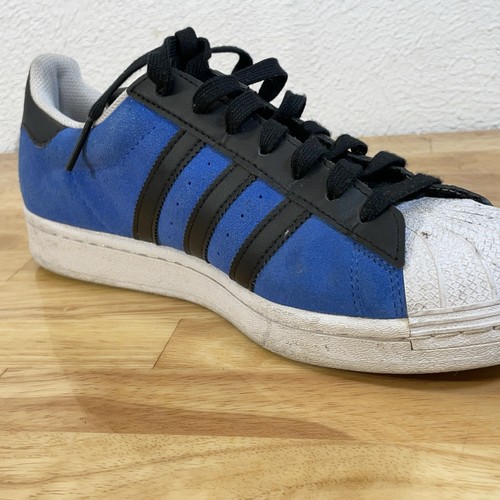 Adidas Superstar Blue/Black - Men's Size 8.5 - Picture 16 of 19