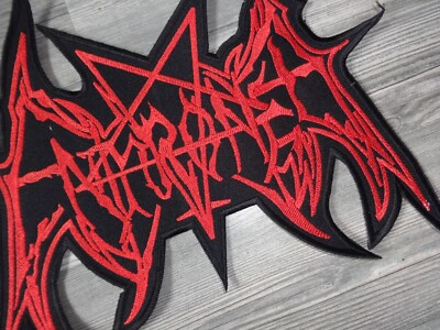veEnthroned Patch Shape Patch Backpatch Black Metal Watain Beherit Sarcofago 666