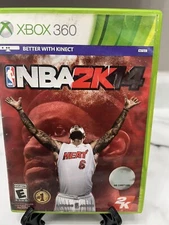 NBA 2K14 Xbox 360 Game & Case & Manual READ SEE PICS TESTED