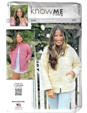 Misses Jacket w/Optional Hood 14-22 Plus Know Me by Mimi G Sewing Pattern ME2057