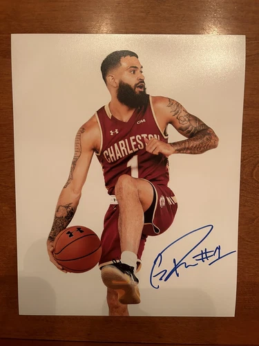 CHARLESTON COUGARS- GRANT RILLER SIGNED AUTOGRAPH 8X10 PHOTO PICTURE COA NBA