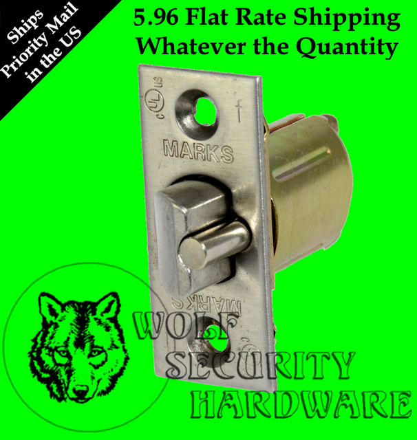 Qty 1 Marks 2 3/4 Backset Deadlatch Dead Latch Cylindrical Lock