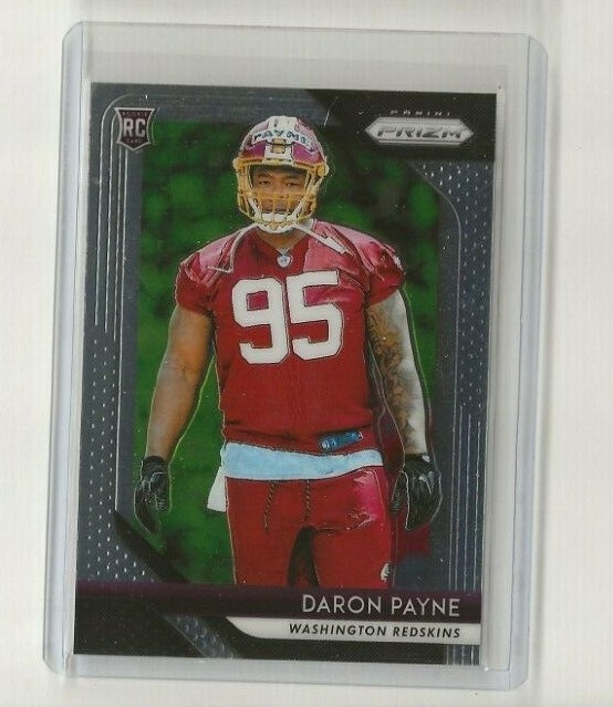🏈2018 PRIZM DARON PAYNE ROOKIE CARD #245 REDSKINS-ALABAMA🏈#1