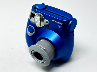 フィルムカメラ Polaroid665 Polaroid 300 Instant Camera, Blue - Parts Only, Red Blinking
