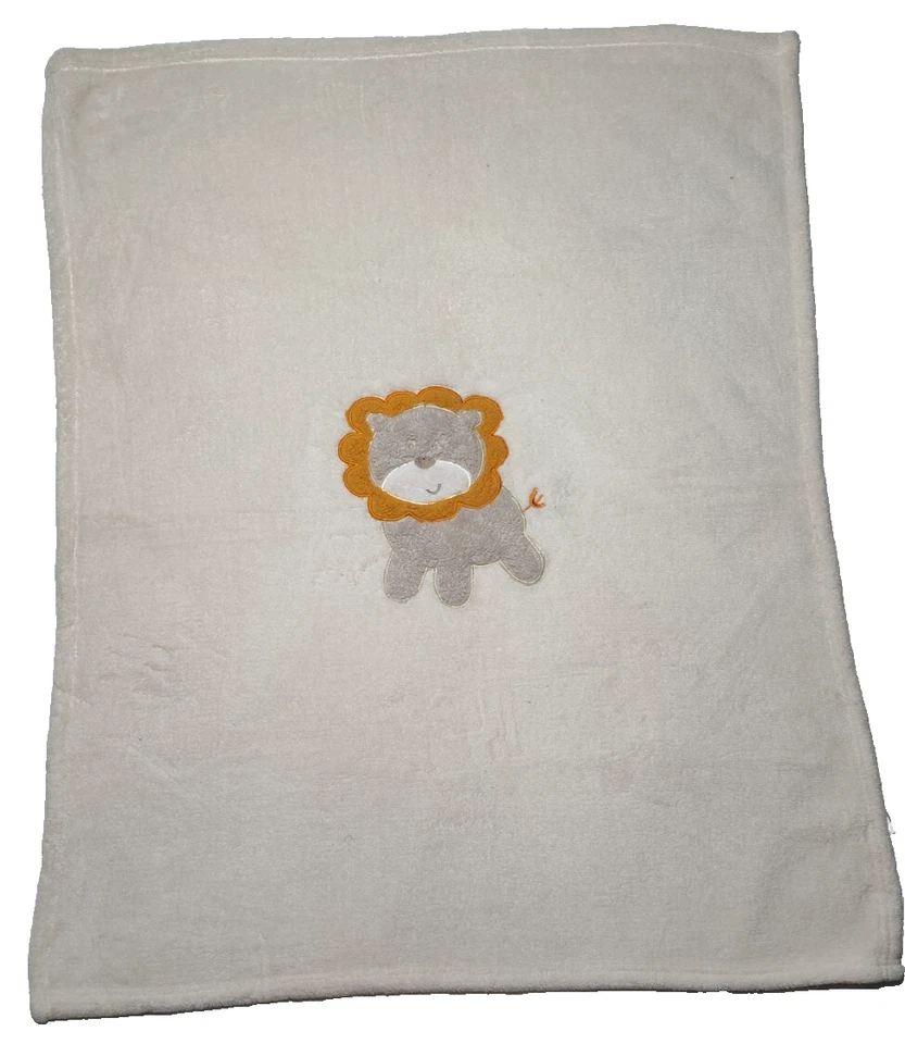 Manta Bebé Cutie Pie Beige León Suave Vellón Selva Safari Lovey Bronceado Crema Foto 3 de 4