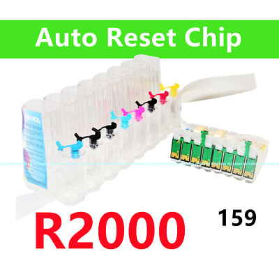 Refillable Empty Cis ciss ink system for Stylus R2000 Printer T159 159 ARC chip