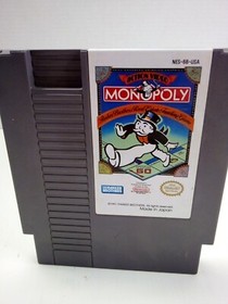 Original NES Nintendo Monopoly Video Game