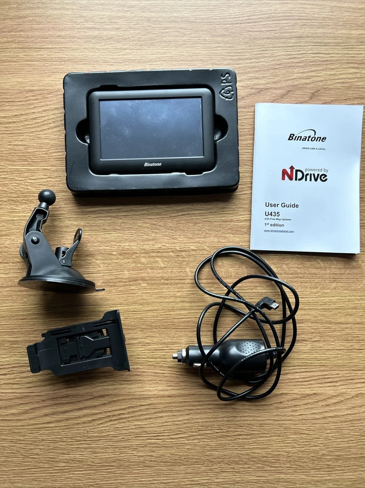 Binatone U435 4.3 Inch Sat Nav Lifetime Maps Uk & ROI Navigation System - USED - Image 2 of 2