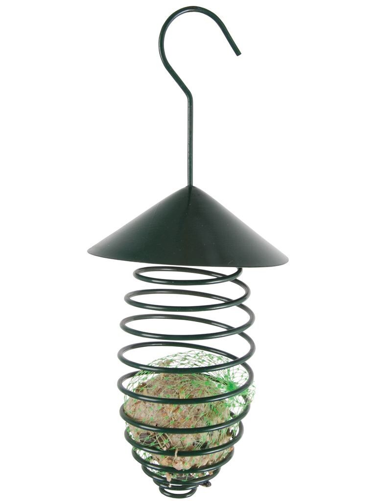 Portacibo Spirale Verde per Uccelli Selvatici Bavicchi