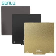 SUNLU PEI Magnetic Build Textured Surface,Gold Frosted PEI Sheet for 3D Printers