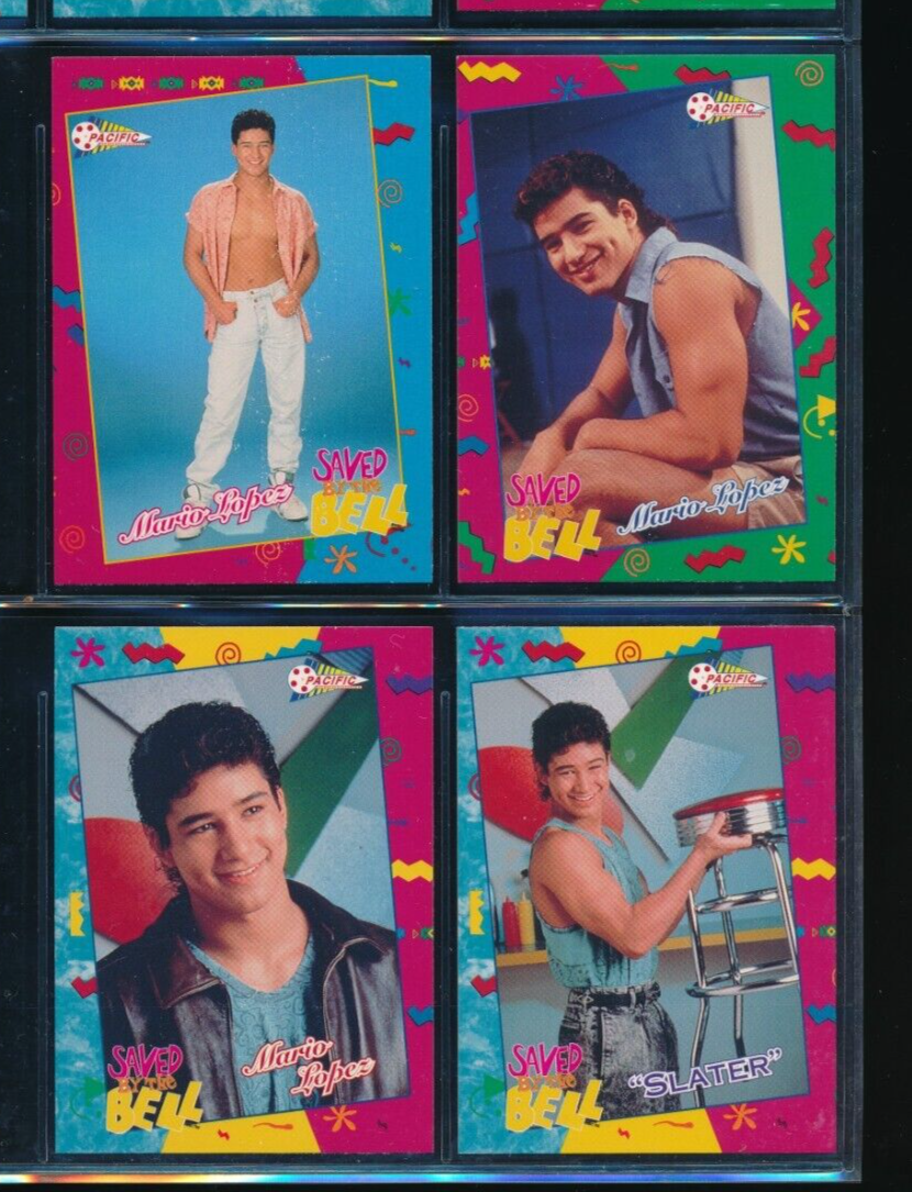 Lot (4) 1992 Pacific Saved by the Bell AC Slater Mario Lopez #107 88 89 65 (F81) Lot (4) 1992 Pacific Saved by the Bell AC Slater Mario Lopez #107 88 89 65 (F81)