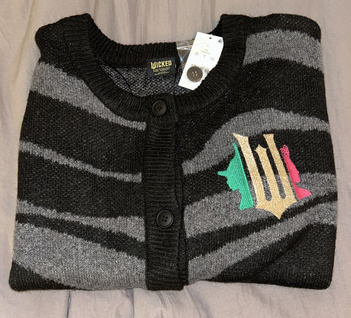 NWT Wicked Graphic Cardigan Sz L Paul Tazewell x Target NWT Wicked Graphic Cardigan Sz L Paul Tazewell x Target