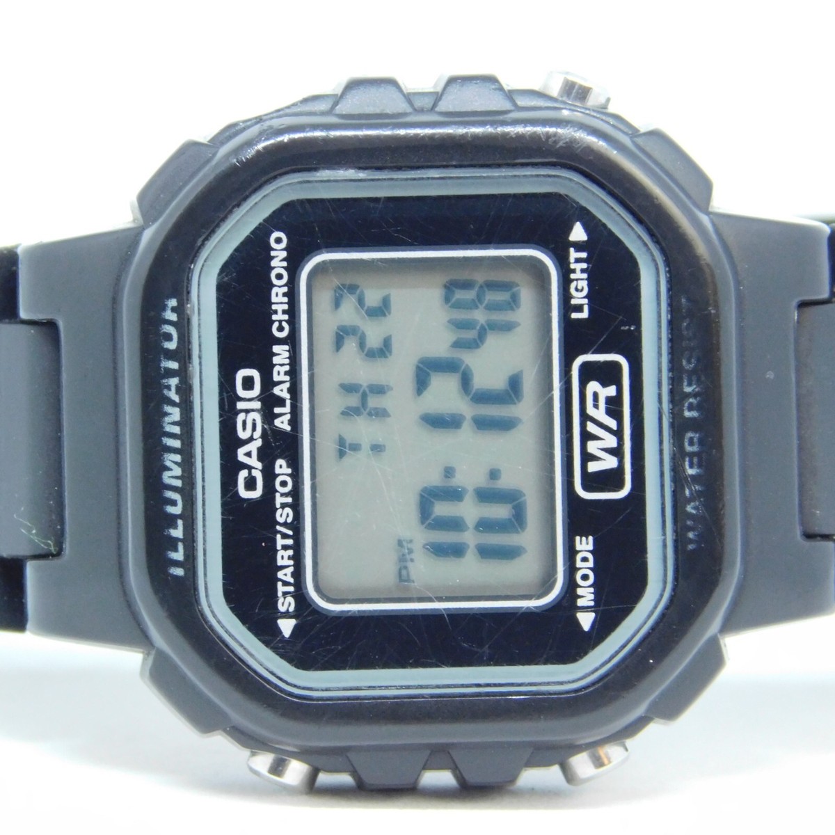 CASIO Illuminator 3284 LA-20WH Chrono Quartz Digital Women's Watch