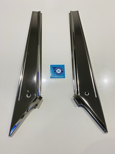 NUEVO PAR DE MOLDES LATERALES VENTANA CROMADOS TRASERA FORD XW GT FALCON XY FAIRMONT - Imagen 3 de 7