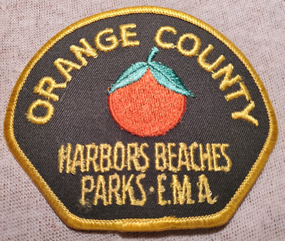 CA Orange County California Harbor Beach Parks Emergency Mgt. Agency Patch