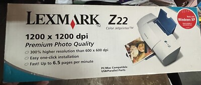 LEXMARK Z22 Color Jet Printer New In Open Box