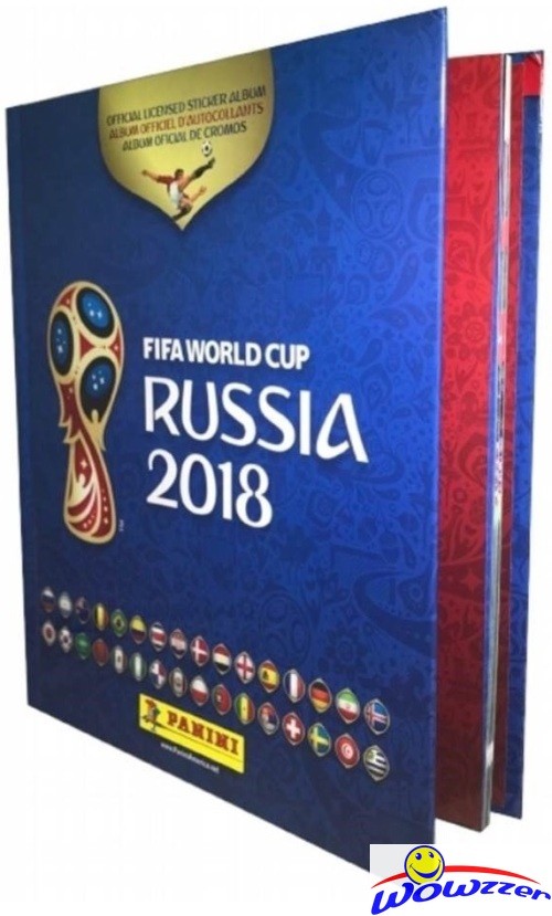 2018 Panini FIFA World Cup Russia Stickers HARD COVER Collectors 
