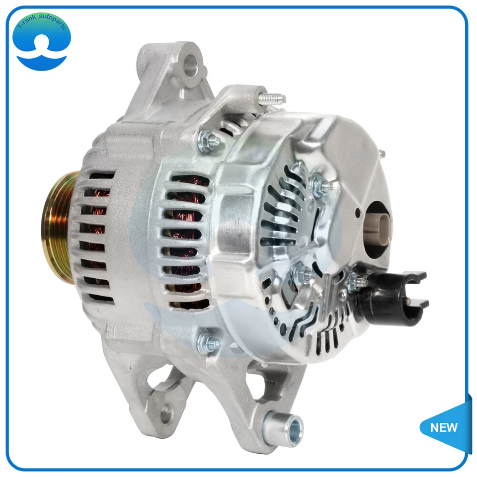 Alternador plateado de 1 pieza con regulador IR apto para Dodge Ram 1500 1999-2000 5,9 L Foto 4 de 4