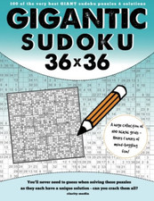 Gigantic Sudoku 36x36: 100 of the very best giant sudok - Paperback NEW Media, C