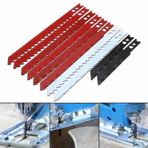 New 10pc Jigsaw Blade Set For Bosch T Shank Jig Saw Metal Plastic