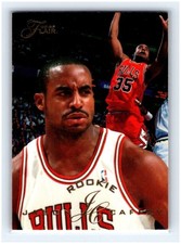 1995-96 Flair Jason Caffey RC #202 Rookie Card NBA Chicago Bulls Fleer. rookie card picture