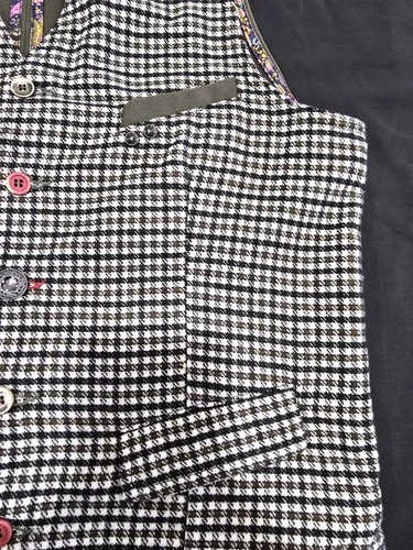 Garry's Earth Vest Handcrafted Made In Italy Size M Cod.31 image 5