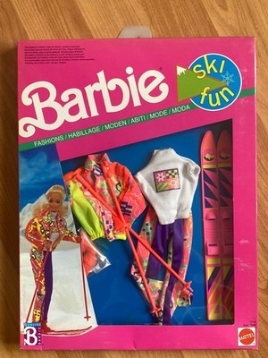 Mattel Vintage 1990 Barbie Ski Fun #7576 Modemode Neu Sealed Blister MOC