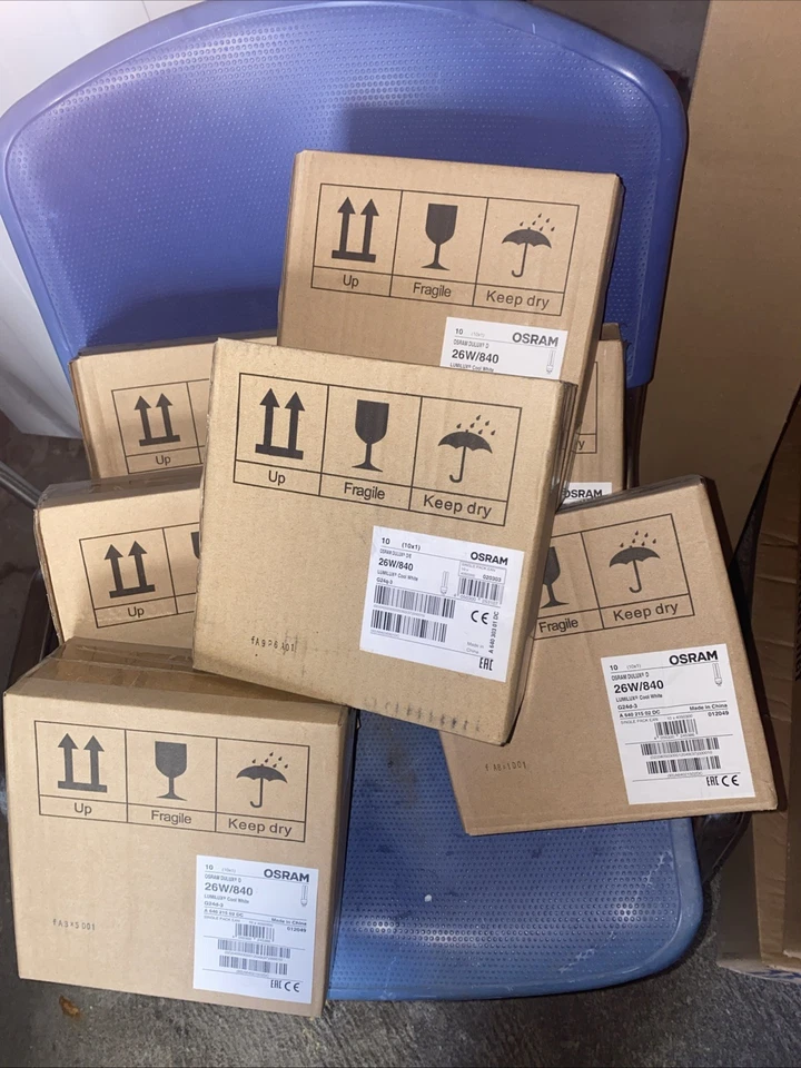 10 pz Osram Dulux G24D-3 - 26w 840 - G24d-3 - 2 Pin - Bianco Naturale  NUOVO - Immagine 4 di 4