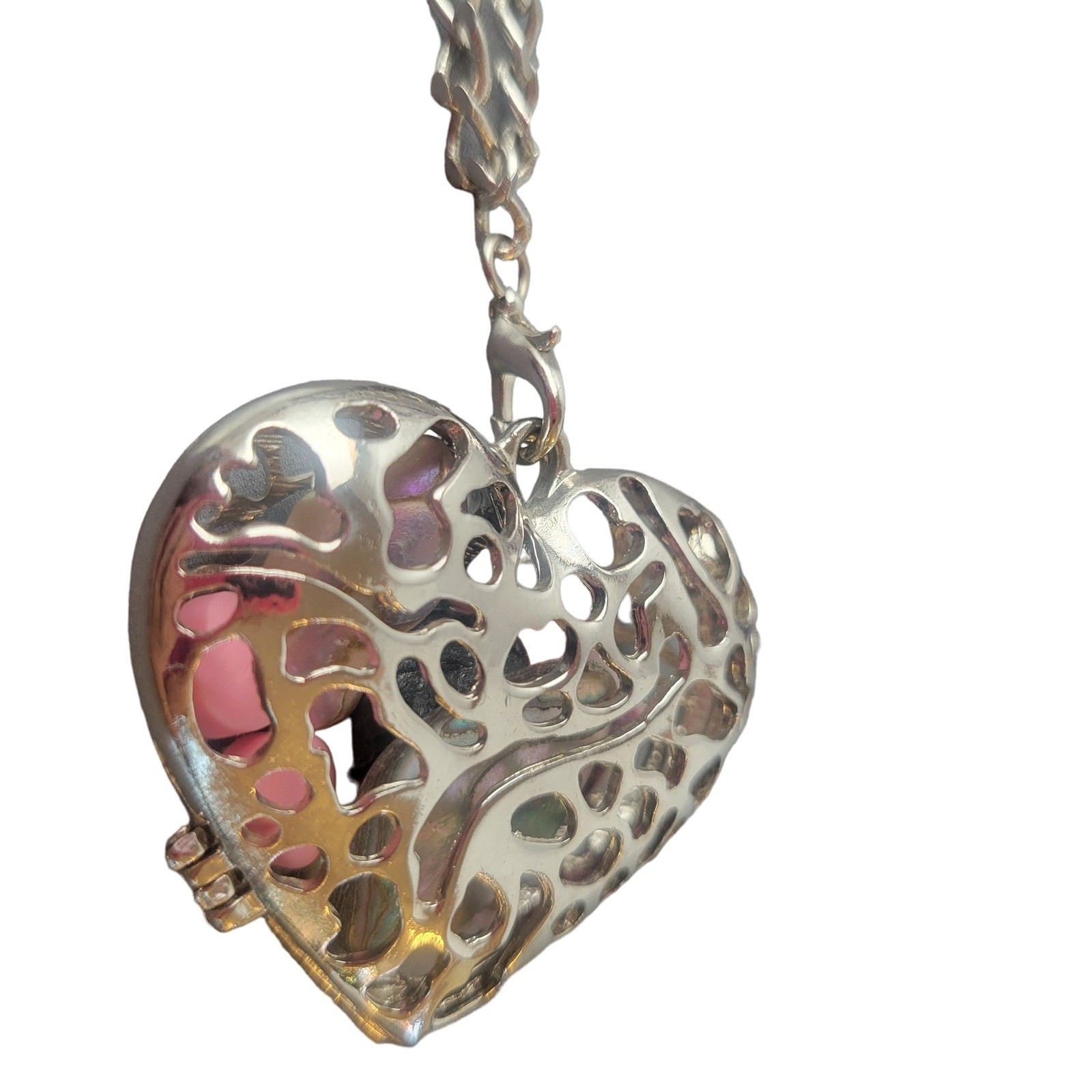 Heart-Shaped Diffuser Necklace Locket, Assorted S… - image 4
