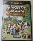 Harvest Moon A Wonderful Life Gamecube Black Label Game & Case Nintendo OEM
