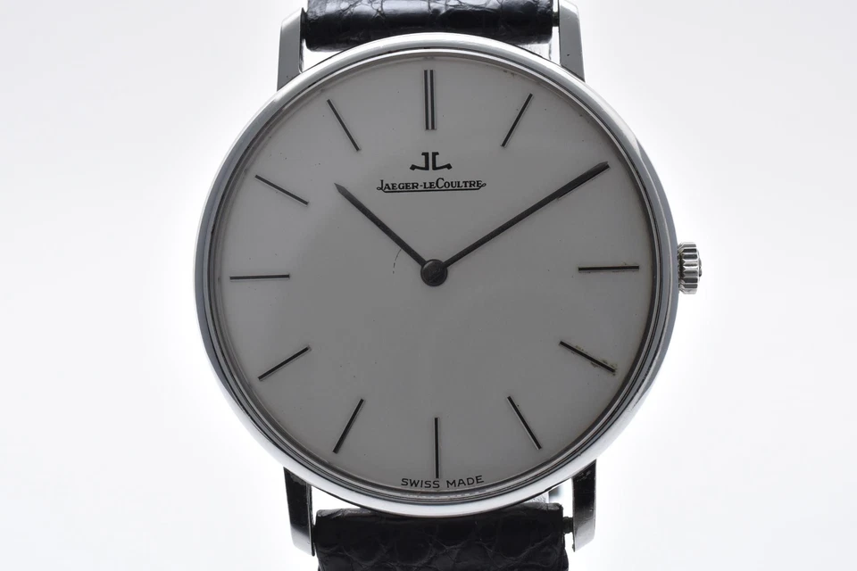 Reloj Hombre Vintage [Exc +5] JAEGER LECOULTRE 9226.42 Manual Esfera Plateada De JAPÓN Foto 4 de 4