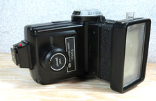 Tested Vivitar Zoom Thyristor 285 Vari Power Camera Flash W/Batteries No Cord