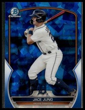Jace Jung 2023 Bowman Chrome Sapphire Edition Prospects #BCP-215 Detroit Tigers