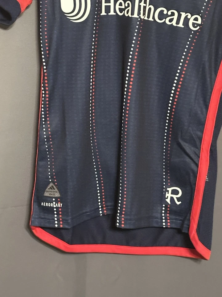 New England Revolution Adidas Authentic 24/25 Home Jersey; Men’s XS Slim Fit NWT - Image 4 of 4