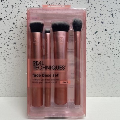 REAL TECHNOLOGIES Flawless Base Teint Ultimate 4 Stück Make-up Pinsel Set - Neu