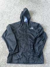 The North Face DryVent Girls Youth Mesh Lined Black Windbreaker Jacket M 10/12