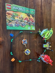 Lego 9456 Ninjago Spinner Battle Arena 100% Kendo Kai Rattla Hypnobrai No Cards