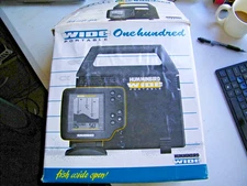 Humminbird Wide 100 Portable Fish Depth Finder & 455 Transducer In Case & Box