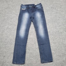 Diesel Jeans Kids 14 Blue Thanaz J US Skinny Stretch Denim Wash KXA1N 27x27