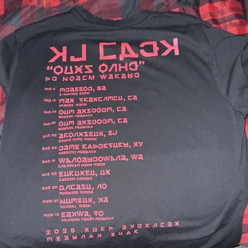 My Chemical Romance 2025 The Black Parade Tour Shirt XL (Red Logo) image 2