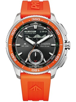 PSL Citizen Promaster Marine Wave Tracker JV3000-13E Herrenuhr MIP LCD Orange