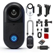Mini Body Camera, Audio and Video Recording for Vlogging, Black