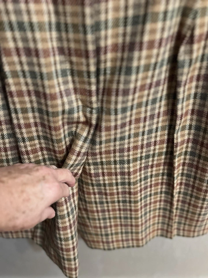 Винтажные шорты в клетку из шерстяной смеси Susan Bristol см. описание - Изображение 2 из 4