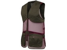 Beretta Clay Pigeon Shooting Vest Full Mesh Cordovan Spirit & Bark