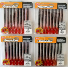 Lot of 4 BERKLEY POWERBAIT 5.75" SPEED BOSS in RED BUG color